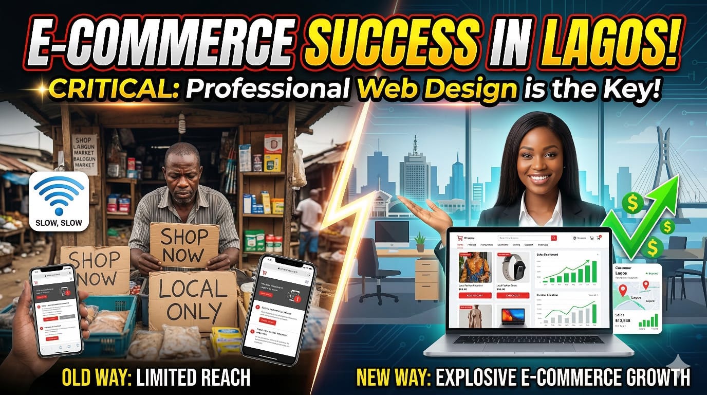 Why Professional Web Design is Crucial for E-commerce Success in Lagos and Beyond
