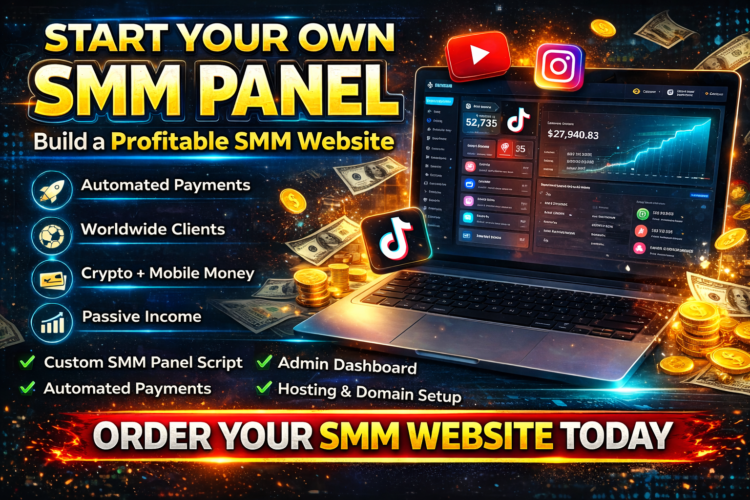 SMM website design